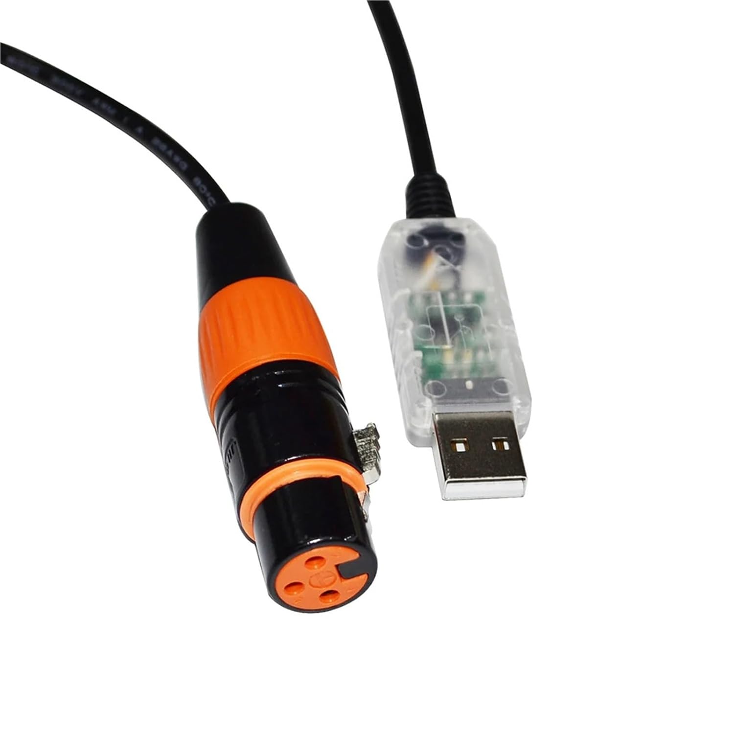 FT232RL USB to RS485 3PIN 3P DMX512 DMX 512 XLR Female Converter Cable for Controller KABLE(3metres,Color F)