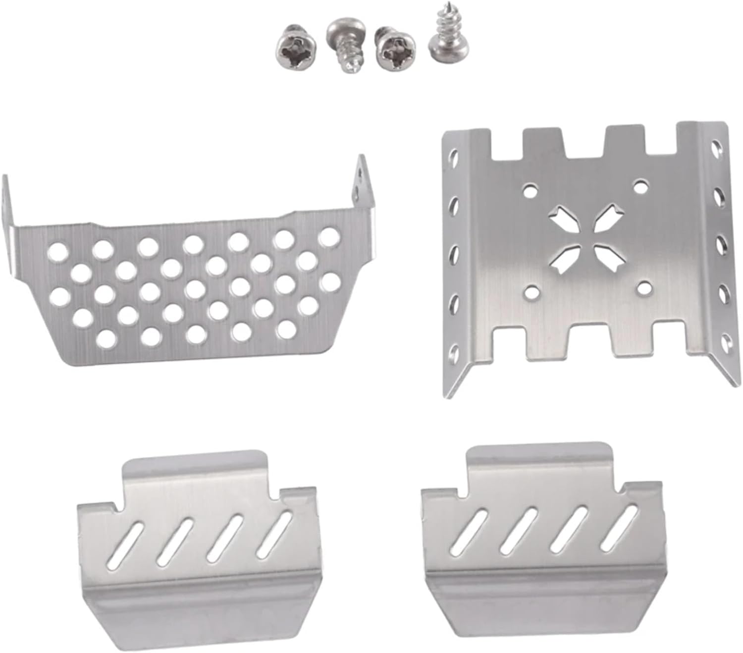 RC Car Upgrade Parts for Yikong 1/10 YK4102 YK4103 1/8 YK4082 Metal for Chassis Armor Axle Protector Plate RC Crawler Car Upgrade Modification Accessories