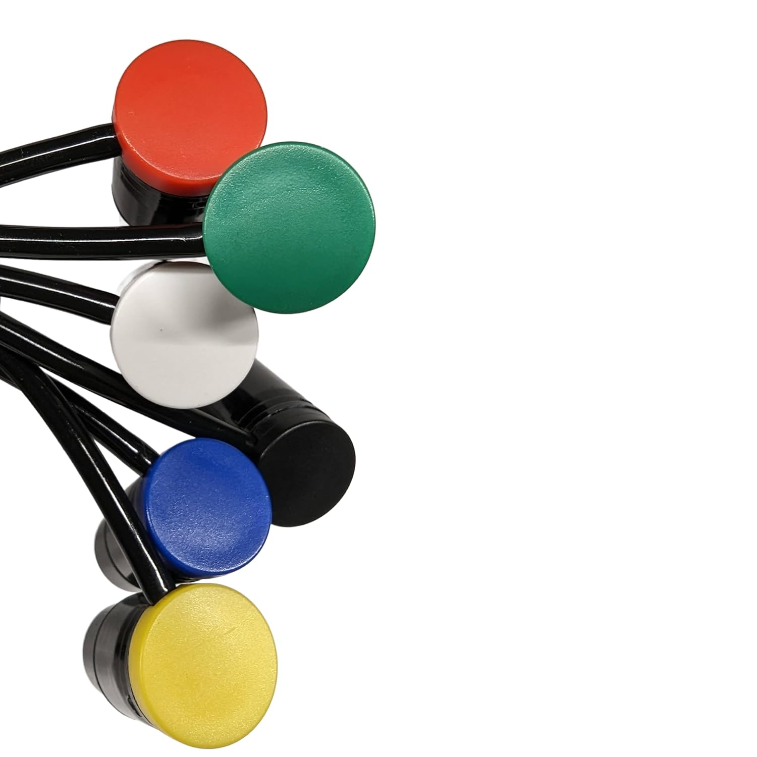 6-Pcs Rotatable Coiled Low-Profile 3-Pin XLR Female to XLR Male Adjustable-Angle Cable for Mic Sound Devices 302, 552, 633, 688, 788T Mixer, Zaxcom, Zoom F8, 20-Inches, 6 Colors Mix