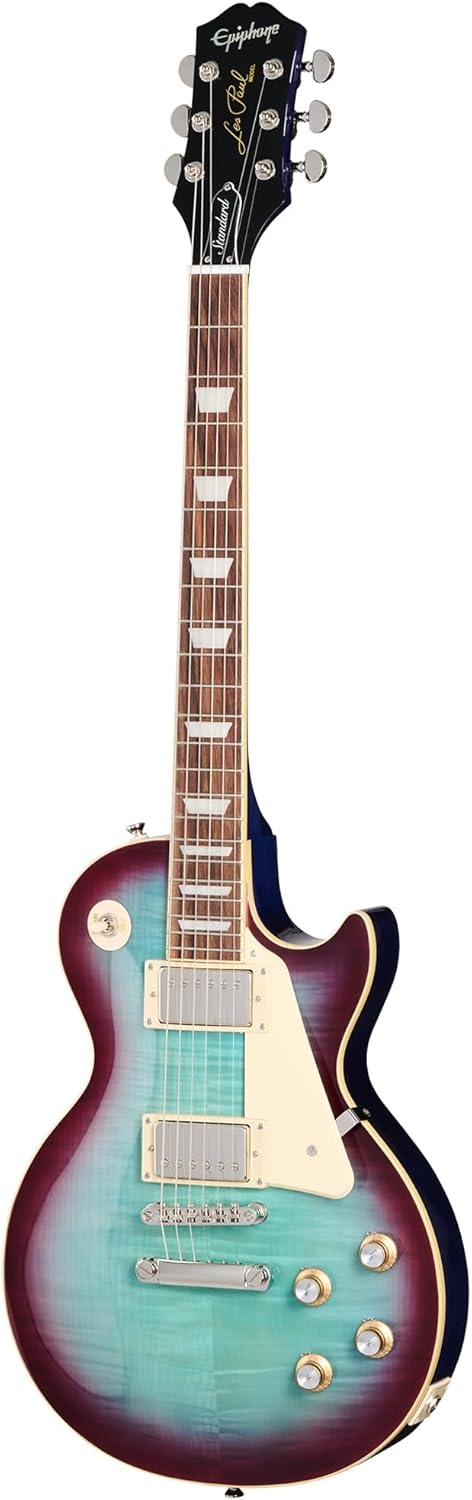 Epiphone Inspired by Gibson Les Paul Standard 60s, Blueberry Burst with Bag