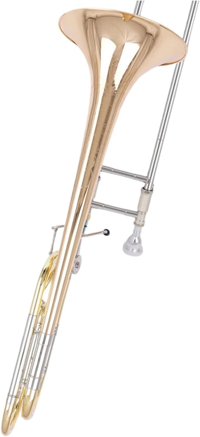 Adult Trombone Instrument Gold Copper Beginner Brass Instruments With Modulated Trombone(5)
