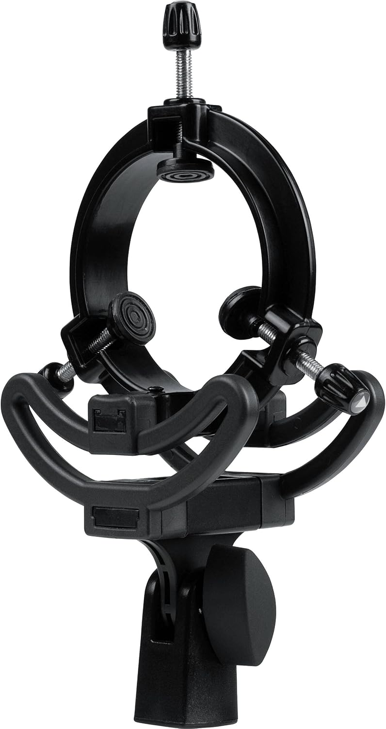 Rode Podcast Studio Bundle with Rode PodMic, Ai1 Audio Interface, PSA1 Boom Arm, GFW-MIC-SM1855 Universal Shockmount, ATH-M20x Monitor Headphones, XLR Cable, and StreamEye Polishing Cloth