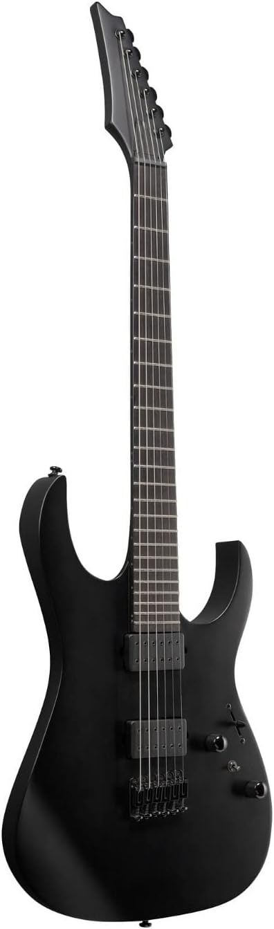 Ibanez RGRTB621 Iron Label Electric Guitar - Black Flat