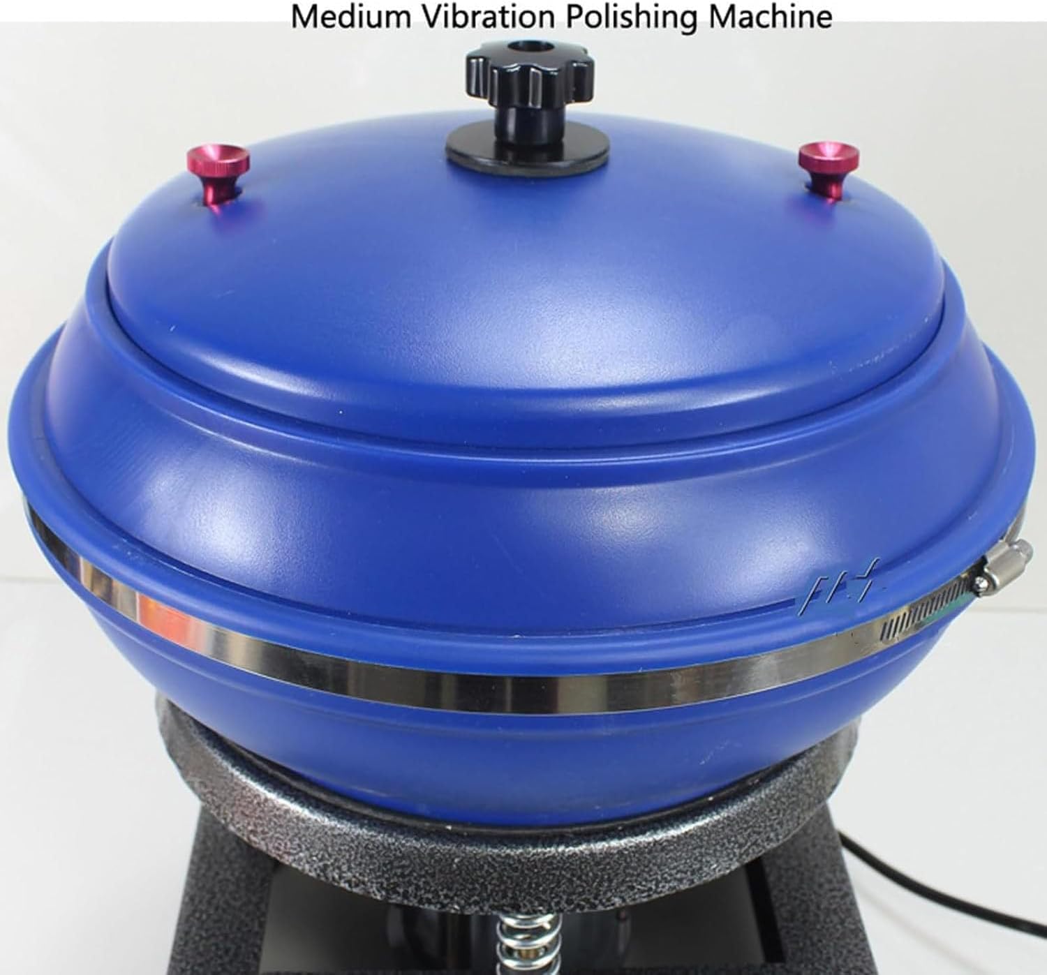 Polishing Machine, Vibrating Polishing Drum, Sleeve Polisher, Strong and Stable, High Load Capacity, Convenient Operation, for Grinding and Polishing Workpiece Surfaces, Jewelry Accessories,6.2L