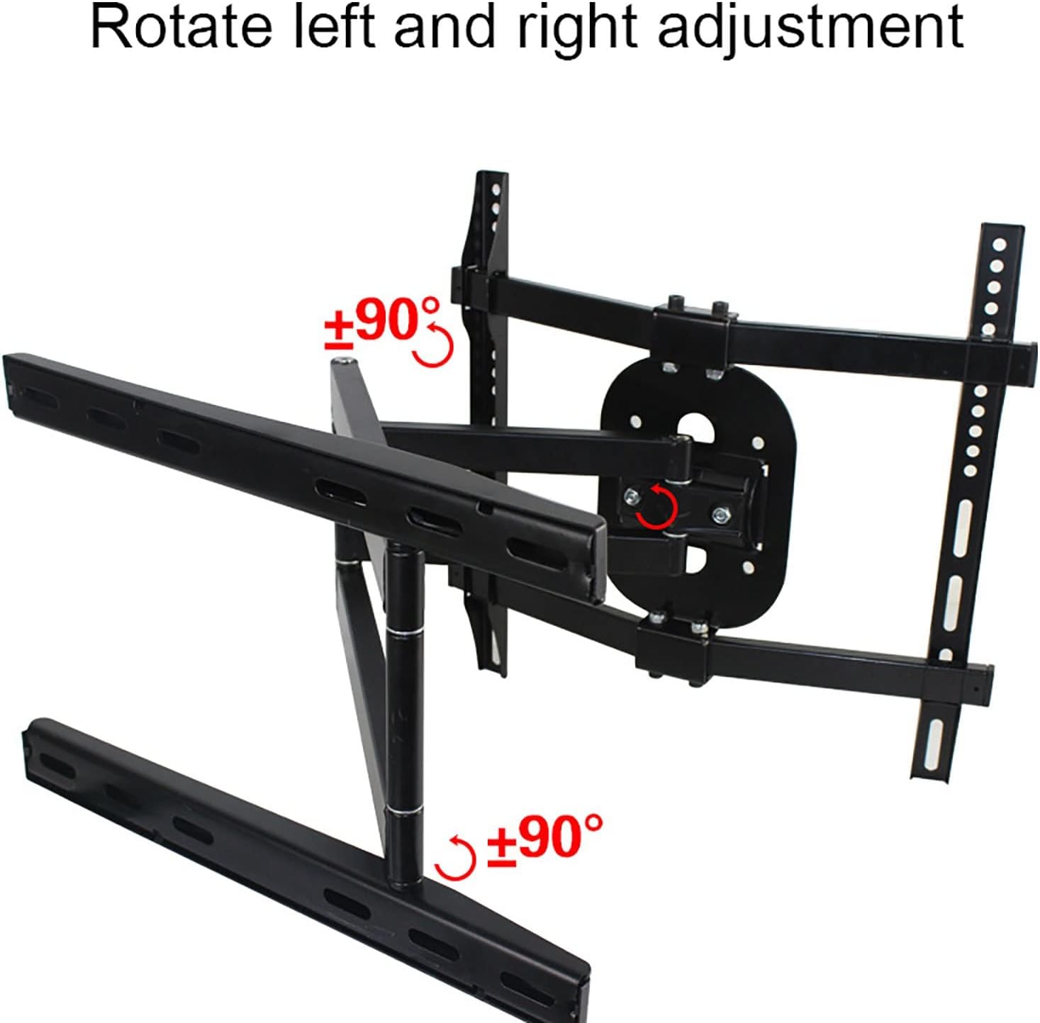 TV Stand,tv Wall Mount TV Mount,Adjustable TV Wall Bracket,Fits Most 32-65 Inch LCD Curved TVs,with Loading 77lbs,Can Tilt,Swivel,Telescopic,Save Space