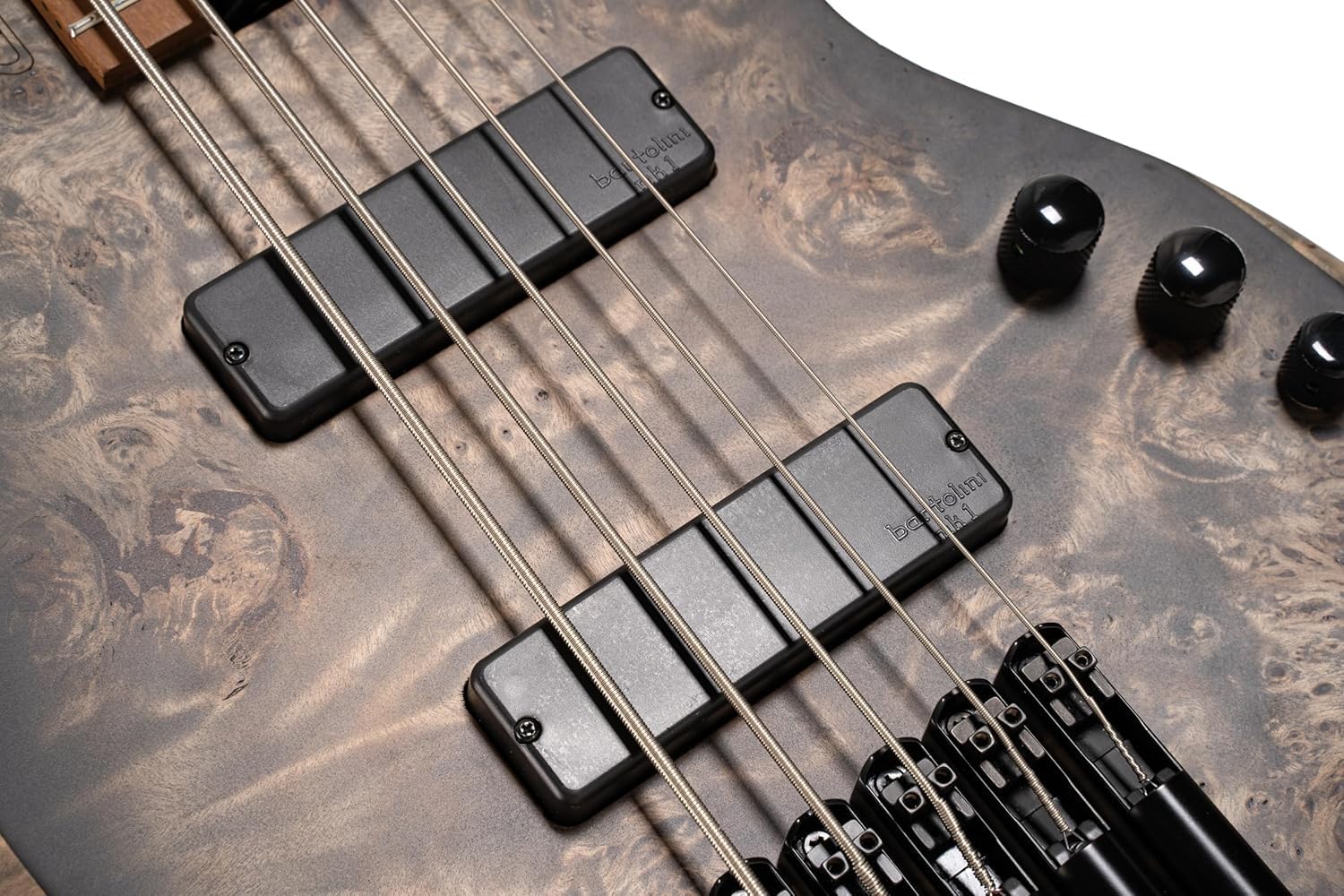 Cort Space 5 Headless 5-String Electric Bass Guitar Bundle with Gig Bag, MXR Instrument Cable and Dunlop Pick Pack (Star Dust Black)