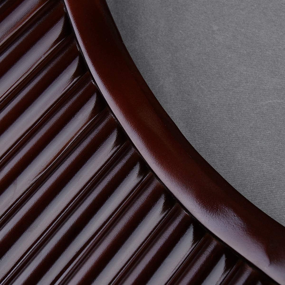 25 Pipes G Key Natural Bamboo Pan Flute Chinese Traditional Musical Instrument Brown Pan Pipes Easy to Learn with Black case (Right-Hand Pan Flute)