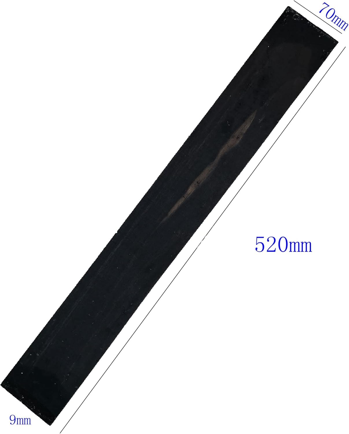 TSTS Ebony Guitar Ebony Fingerboard Wool Board Folk Classical Electric Guitar Wood Material Accessories Guitar ​Neck Replacement (Color : B)