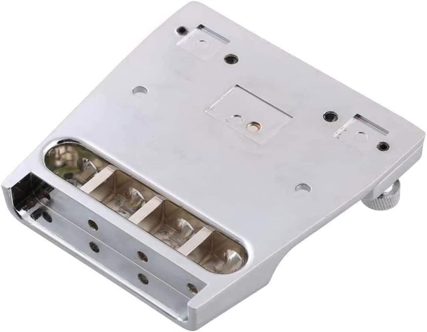 Fixed Bass Guitar Bridge 4 String with Tool Set Hardtail Saddle Bridge Guitar Parts Electric Guitar Bridge