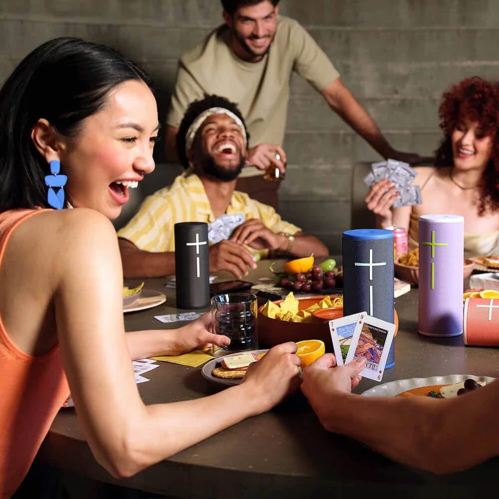 Ultimate Ears MEGABOOM 4 Portable Waterproof Bluetooth Speaker, 360-Degree Sound, Thundering Bass, 147ft Range, 20-Hour Battery, Floating Speaker - Black