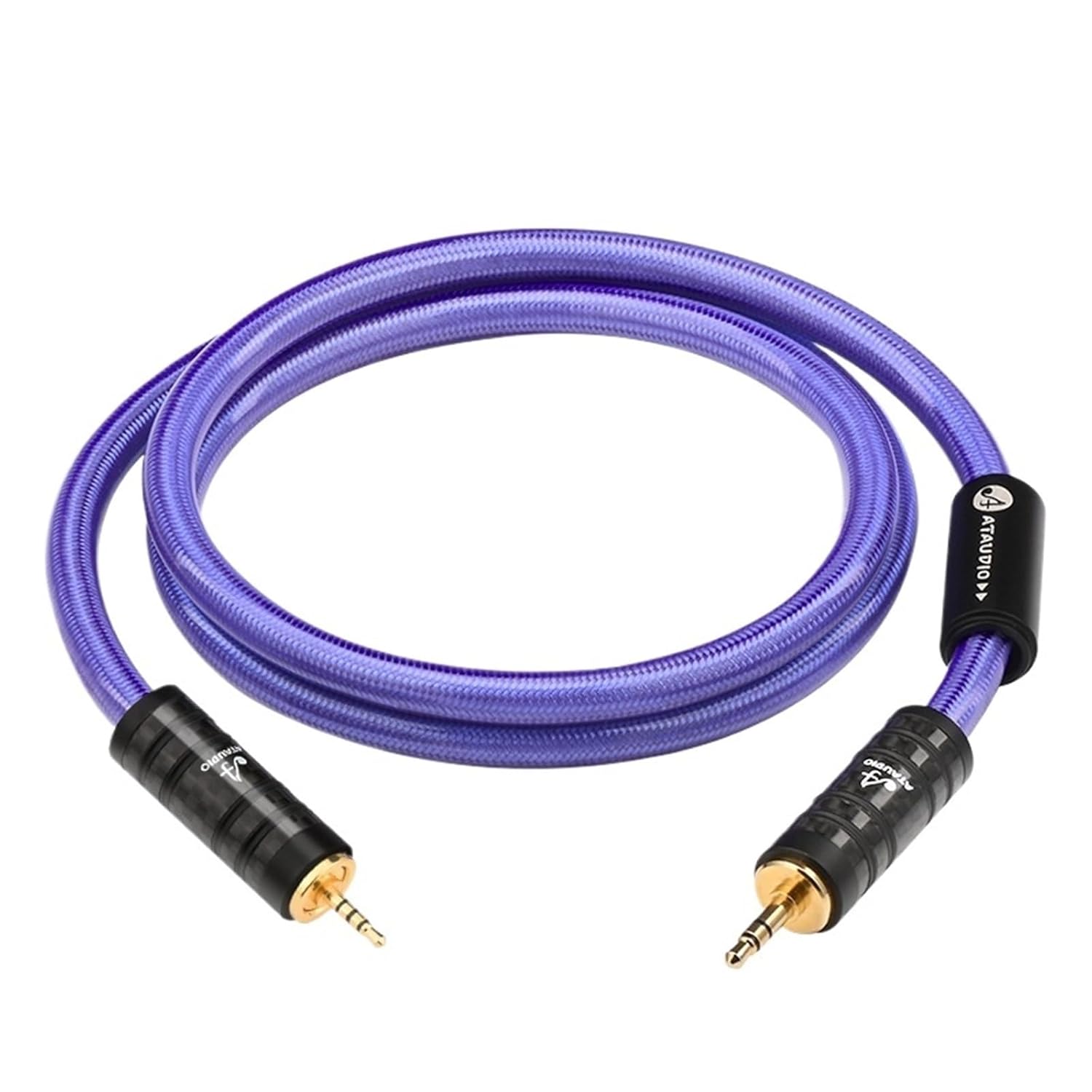 Hi-end Silver Plated HiFi 4.4mm to 3.5mm Audio Cable Balance to Aux Jack Balanced Audio Adapter Cable(0.75m)