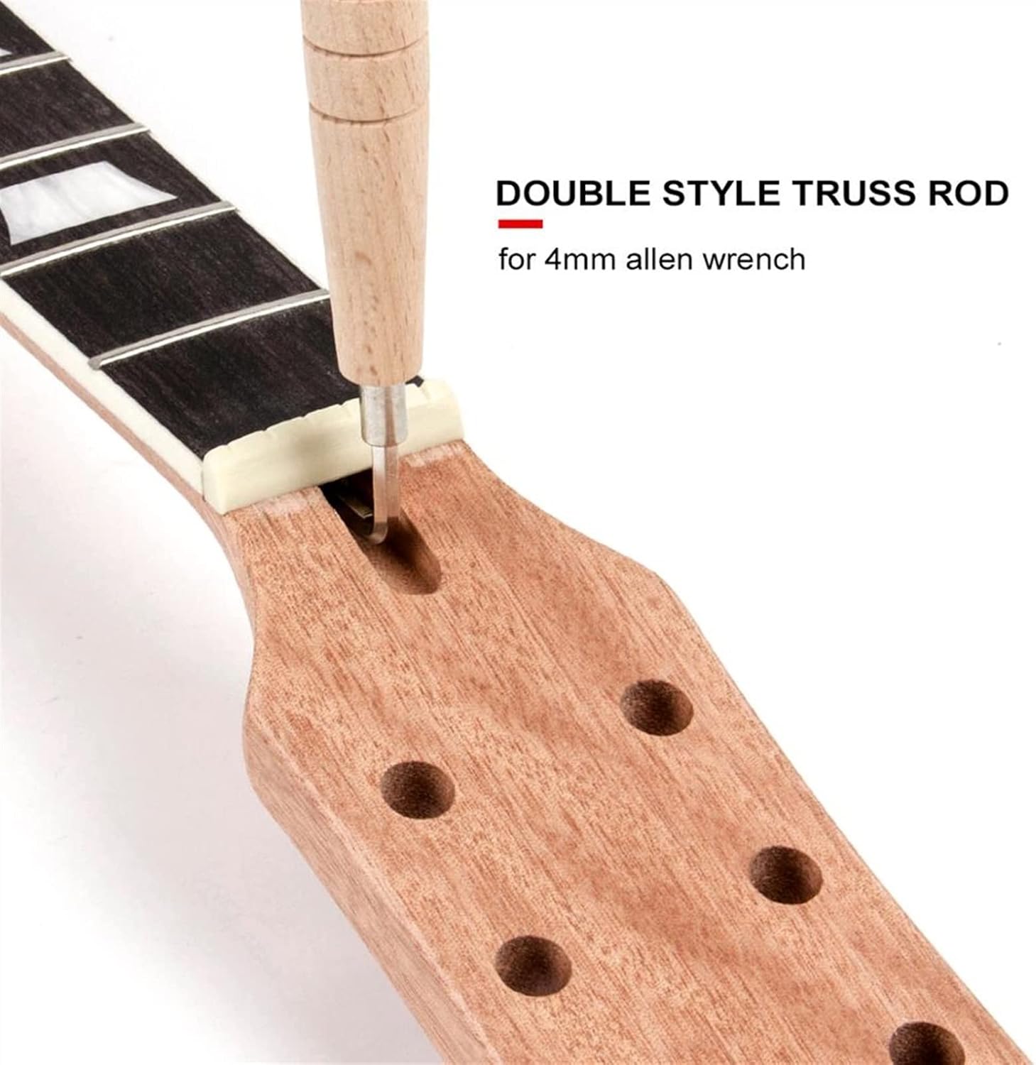 Electric Guitar Neck Mahogany DIY for LP Guitar Parts Replacement 22 Frets Electric Guitar Neck