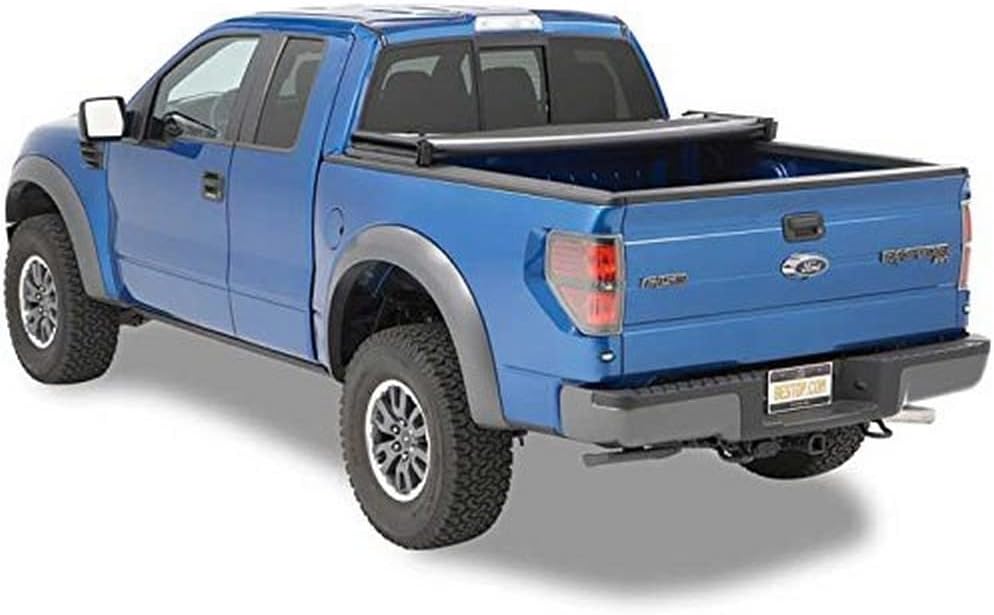 Bestop 16111-01 EZ Fold Truck Tonneau Cover for 2004-2018 Ford F-150 Styleside (except Heritage), 6.5' bed
