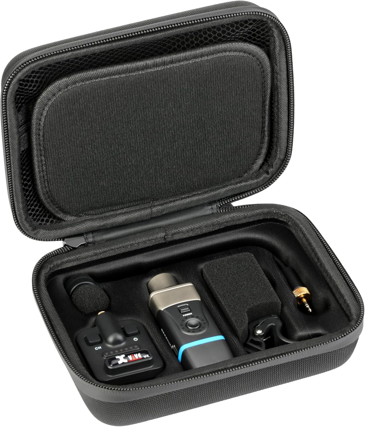 Xvive U7 Saxophone Microphone Wireless System 2.4 GHz Wireless Microphone for Saxophones, Trumpet, Trombone Brass Instruments