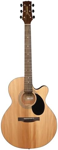 Jasmine S34C Orchestra Style Acoustic Guitar. Natural Finish