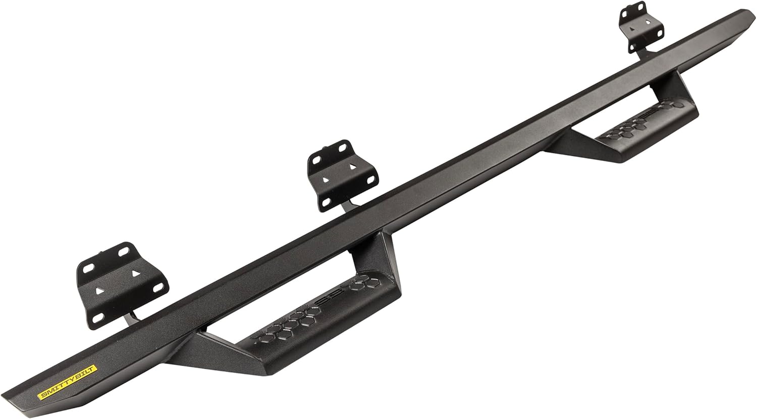 Smittybilt EXT24CC-TX Angular Drop Steps Textured Black, Fits 2024+ Toyota Tacoma Double Cab