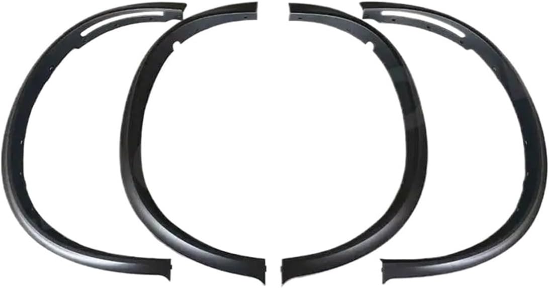 Compatible for BMW X6 F16 F86 X6M 2015-2018 Wheel Arches Eyebrow Fender Mudguards Car Fender Flares Eyelid PP Matte Black Accessories(Matte Black)
