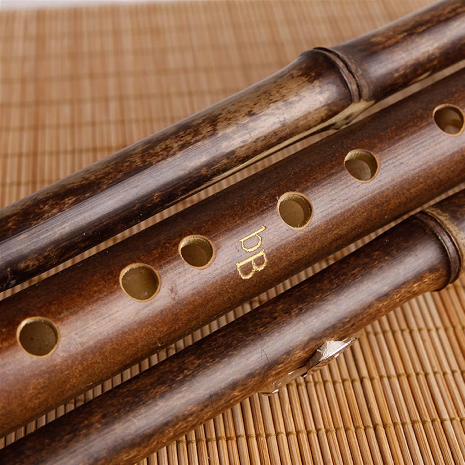 Musical Instrument Mahogany Nine-Hole Cucurbit Flute BB Wind Instrument Gourd Flute (Bb)