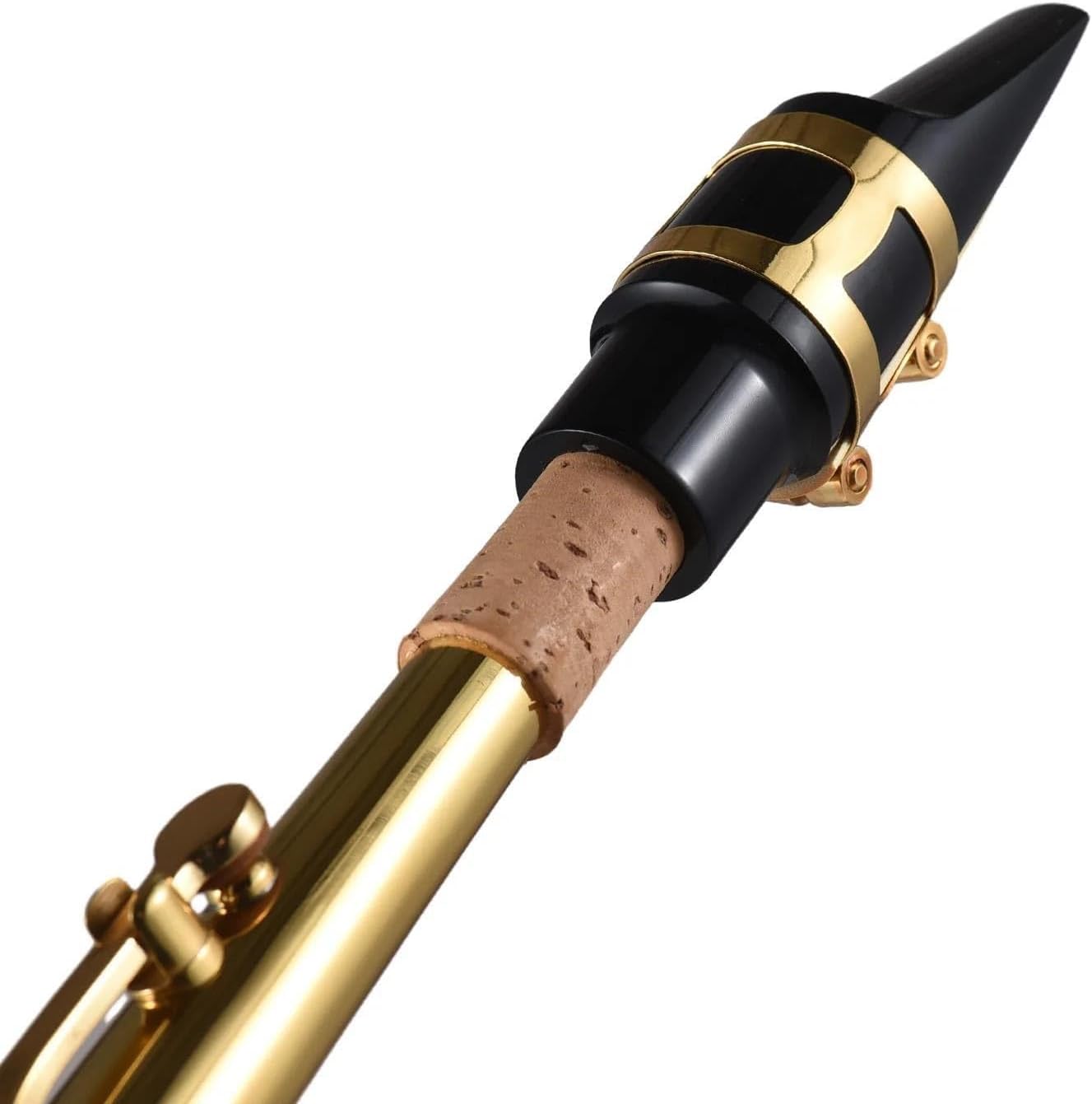 Eb Alto Saxophone Sax Brass Body White Shell Keys Woodwind Instrument Full Set Accessories