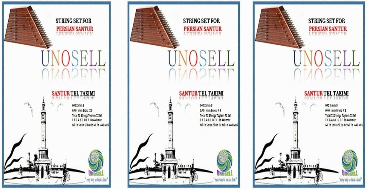 3 X String Set For Persian String Instrument Santur Santoor