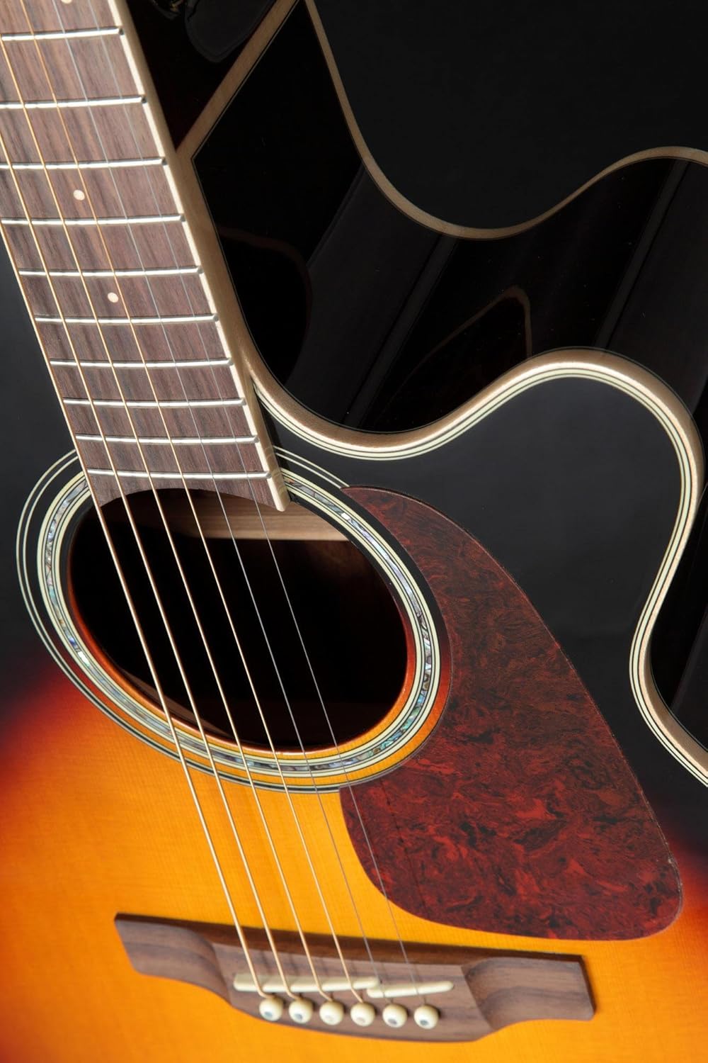 Takamine GJ72CE-BSB Jumbo Cutaway Acoustic-Electric Guitar, Sunburst
