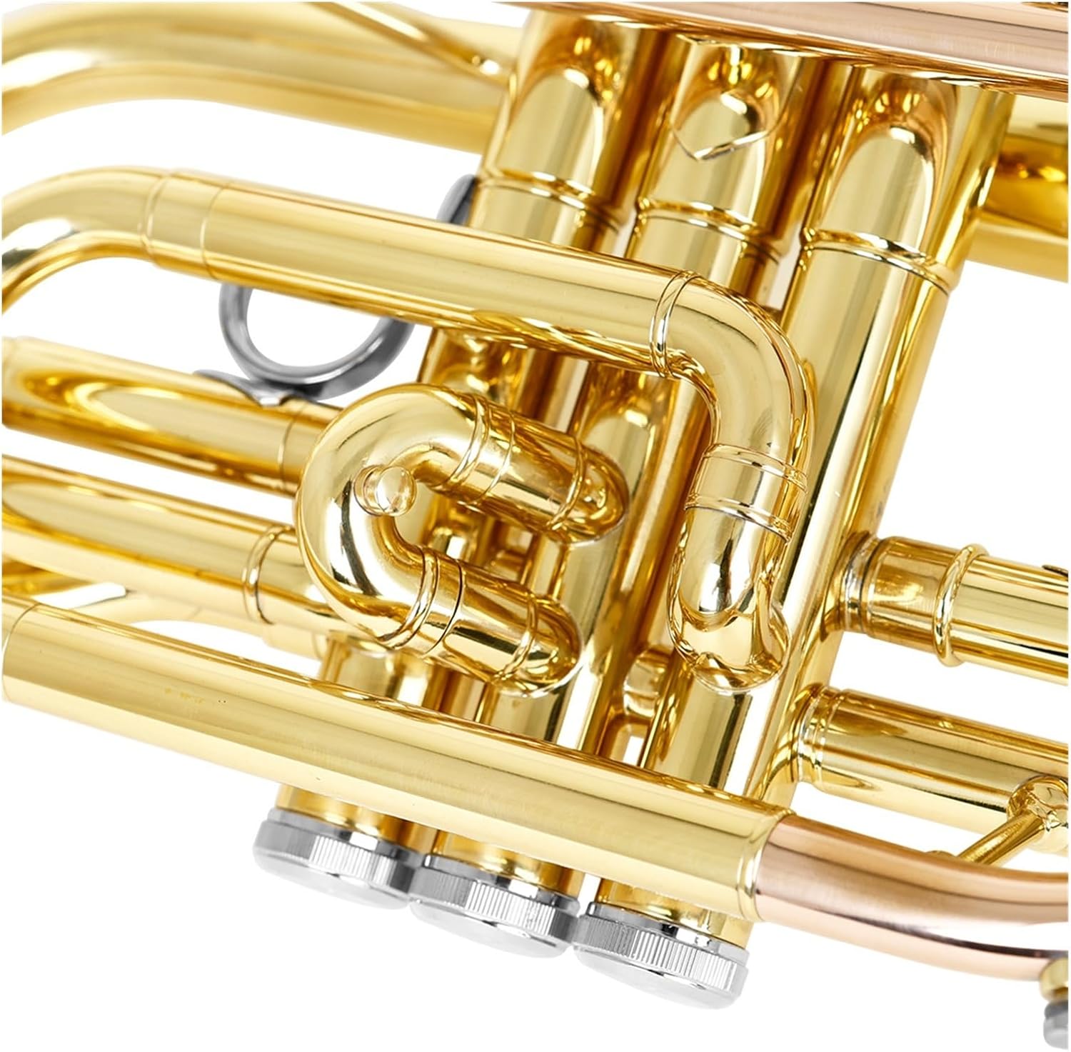 Professional Brass Cornet B Flat Mini Trumpet Musical Instrument