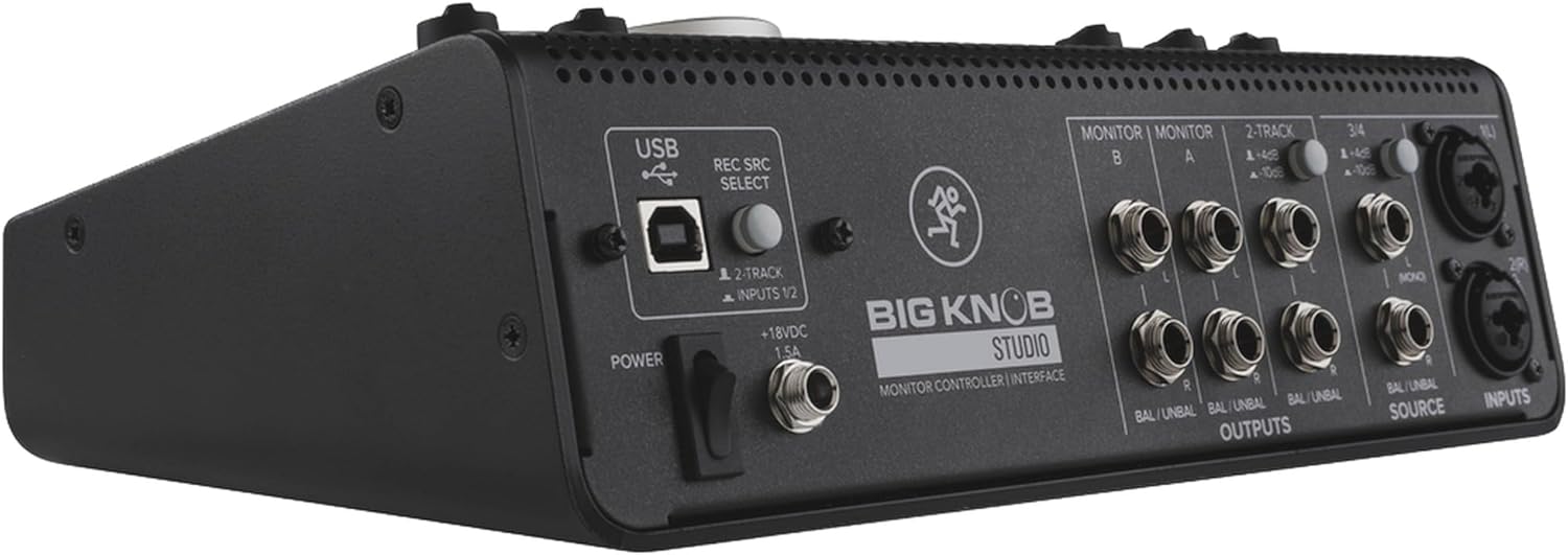 Mackie Big Knob Studio Monitor Controller and Interface with 1 Year EverythingMusic Extended Warranty Free