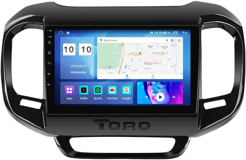 Android Car Stereo for Fiat Toro 2017-2020,9 inch IPS Touchscreen with Upgrade Wireless CarPlay & Android Auto,WiFi/GPS,Support SWC and Subwoofer,8-Core 8G+256G