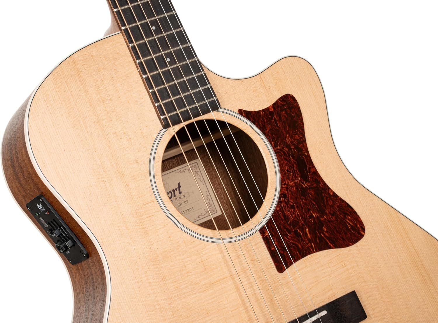 Cort GA1E Grand Regal Series Grand Auditorium A/E Guitar Natural