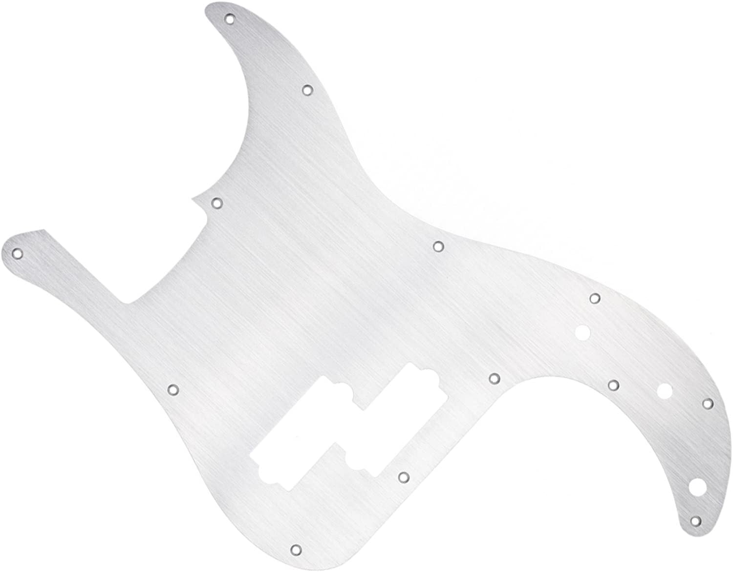 Electric Guitar Pickguard 13-Hole Aluminum Guitar Bass Pickguard for American Standard Guitar Bass