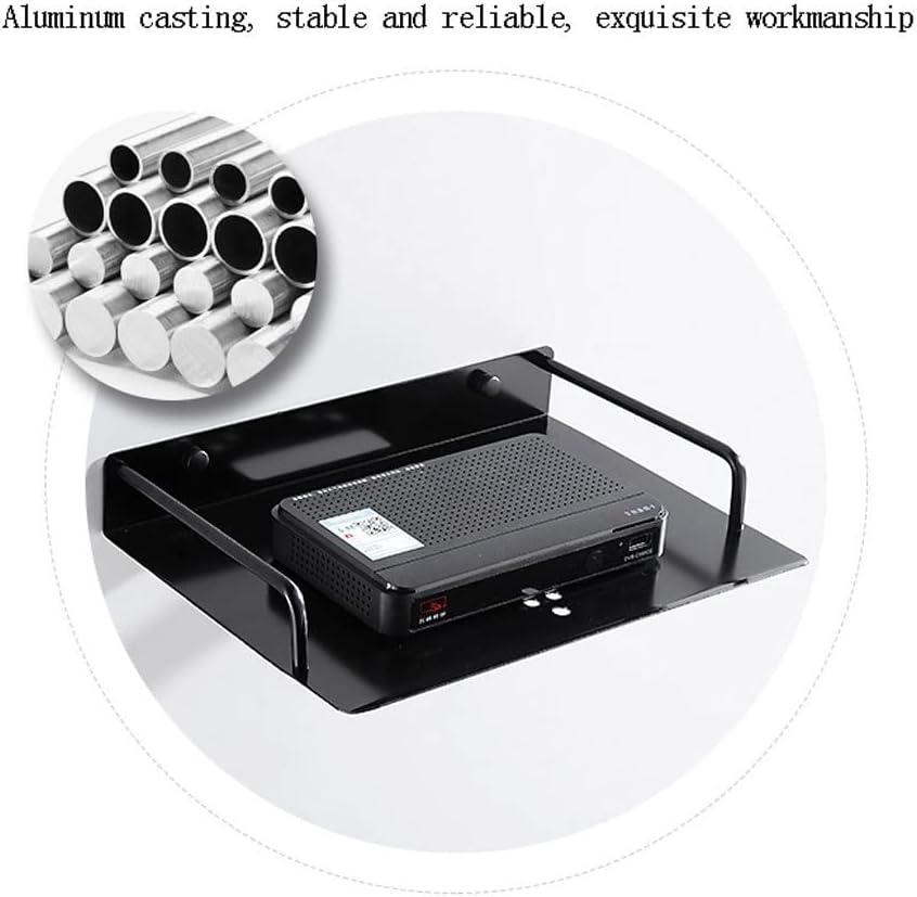 Floating Wall Mount Shelf, Wall Mount Shelves, Single Floating DVD DVR Shelf, Cable Box Shelf (Color : A)