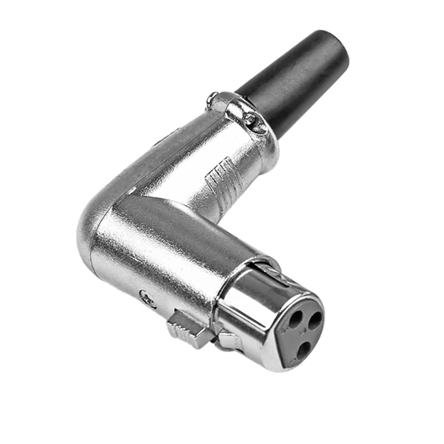 5/20/100PCS U Shape 3 PIN XLR Connector 3 Pole Right Angle XLR Male Plug + Female Jack Microphone Cable Adapter(3Pin Male,100PCS)