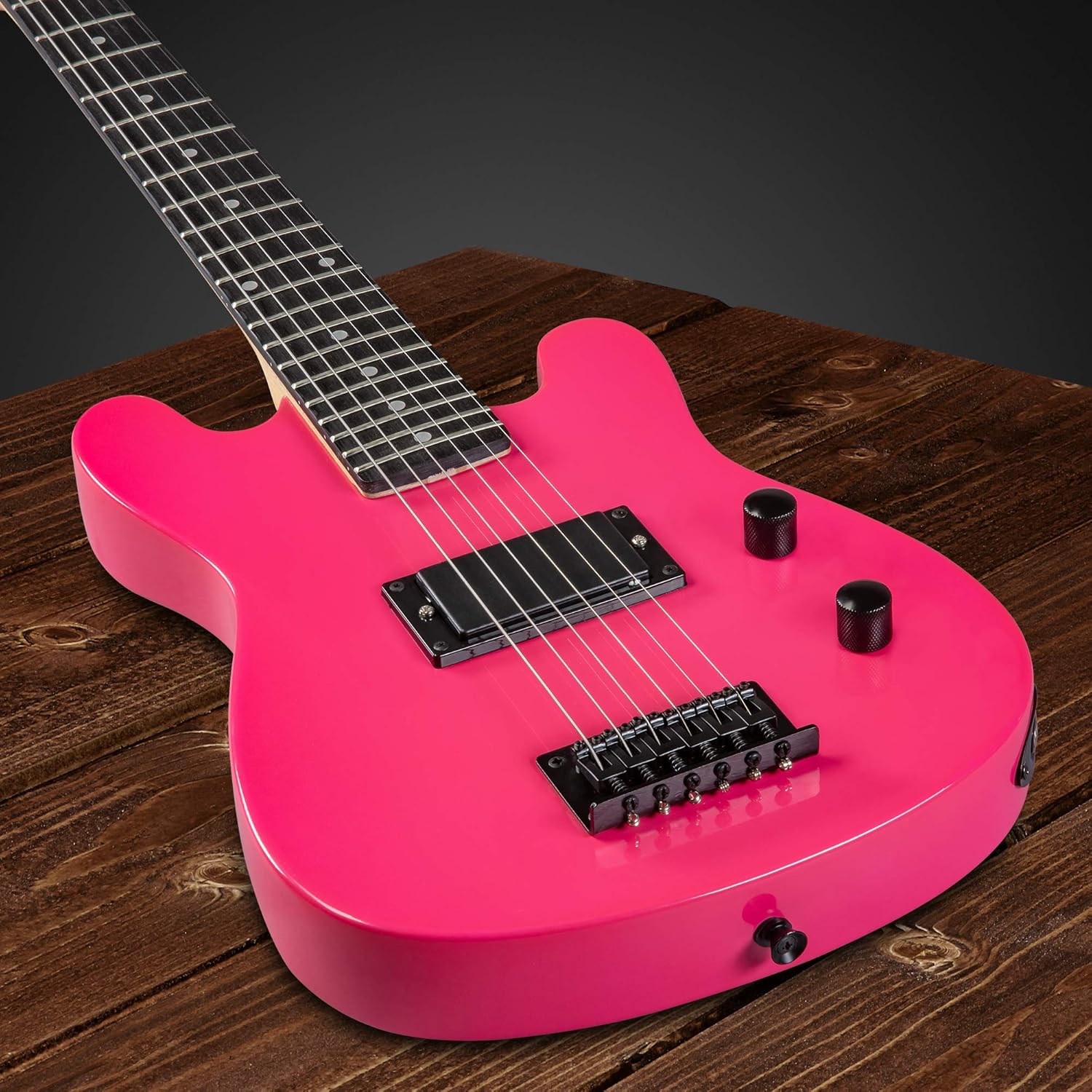 LyxPro 30 Inch Electric Guitar and Starter Kit for Kids with 3/4 Size Beginner’s Guitar, Amp, Six Strings, Two Picks, Shoulder Strap, Digital Clip On Tuner, Guitar Cable and Soft Case Gig Bag - Pink