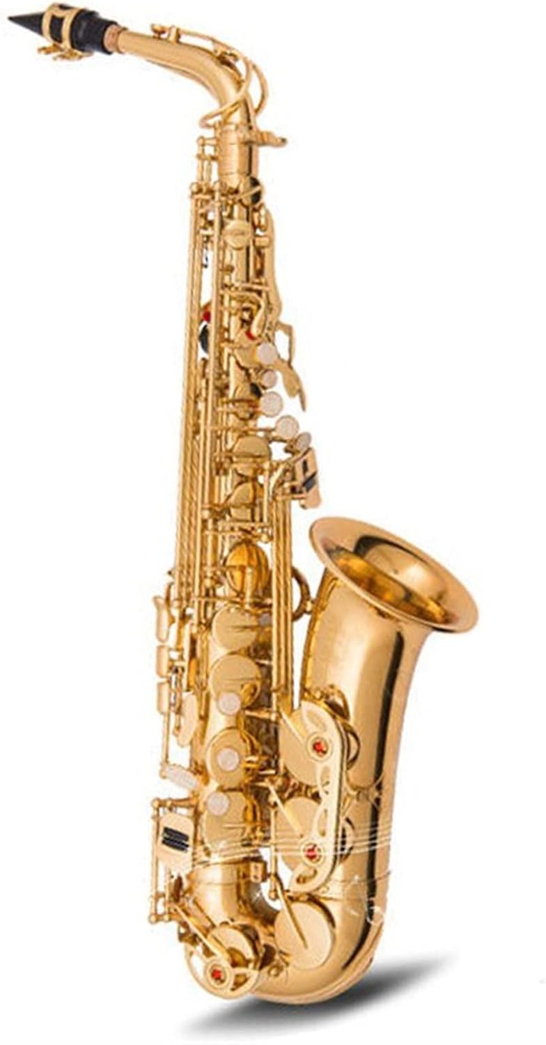 KESHUO E-Flat Alto Saxophone Wind Instrument Grading Performance Authentic Adult Beginners Brass Sax Beginners Kit