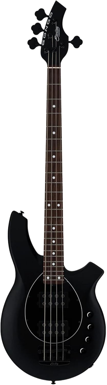 Sterling By Music Man Bongo Electric Bass Guitar - Satin Black