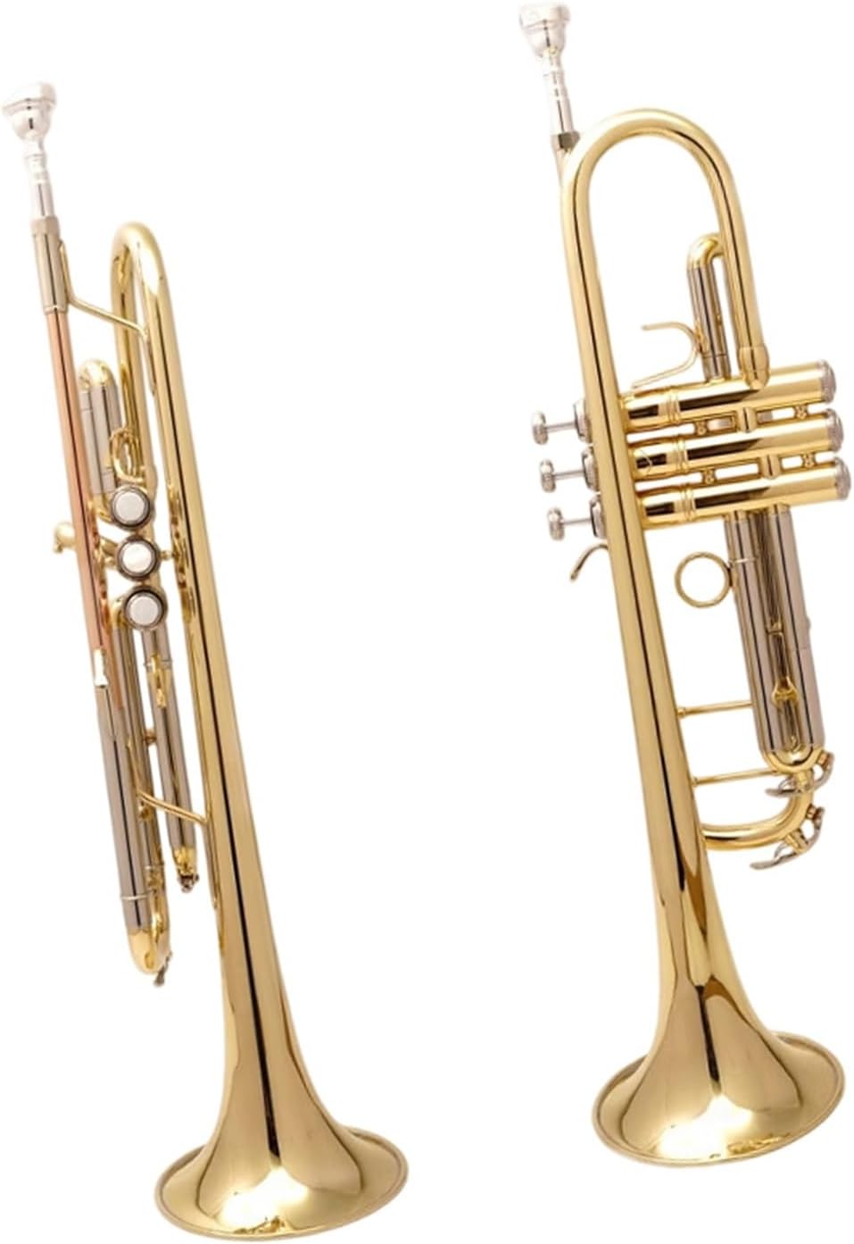 Trumpet Brass Set B Flat Trumpet Instrument Brass Lacquer Gold Adult Beginner Instrument Dedicated