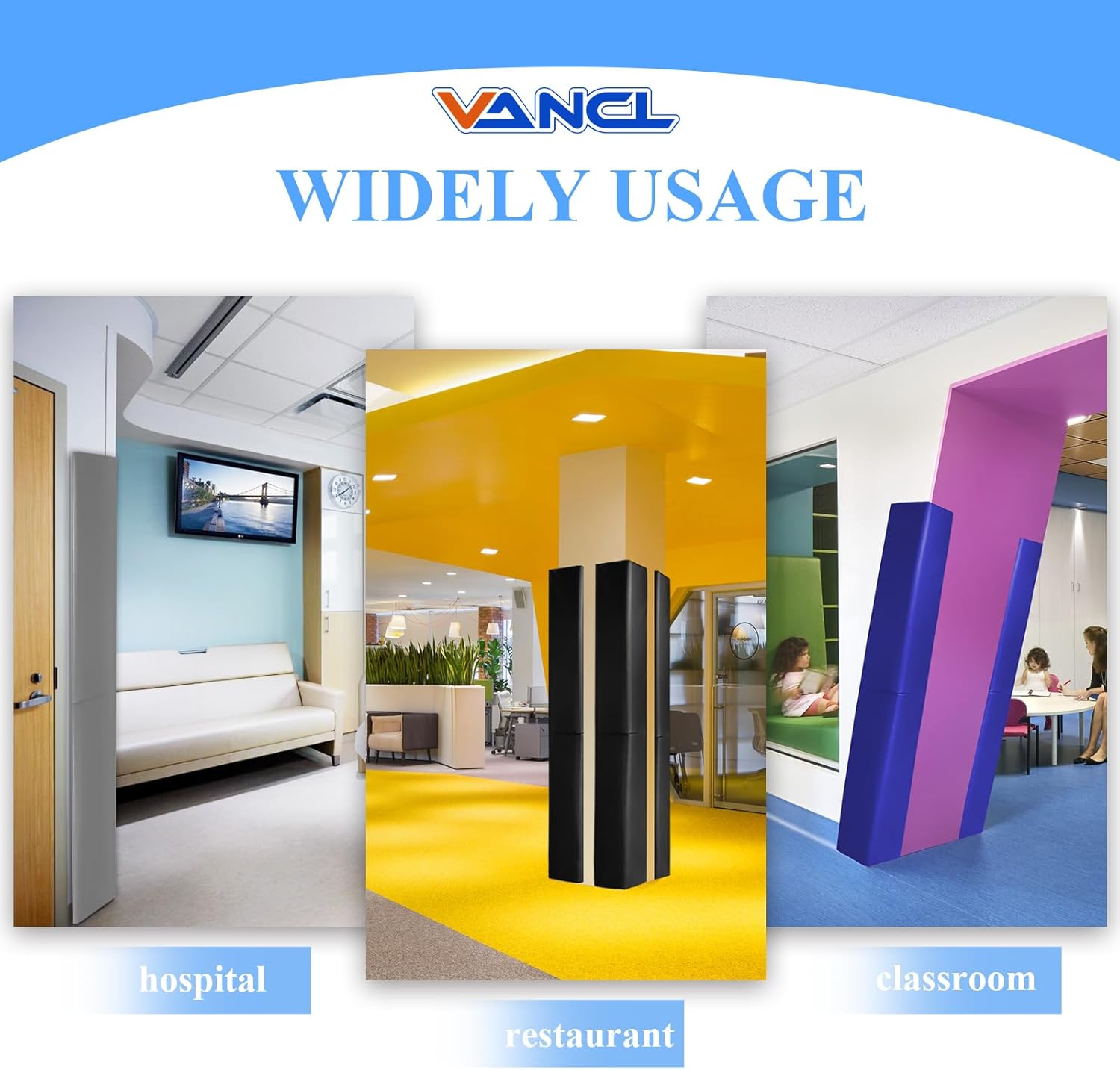 Wall Corner Padding Light Grey Wall Corner Guards Heavy Duty Wall Corner Edge Protector Wall Cushion Mats Waterproof Durable 2 Sides Wall Corner Pads for Safety