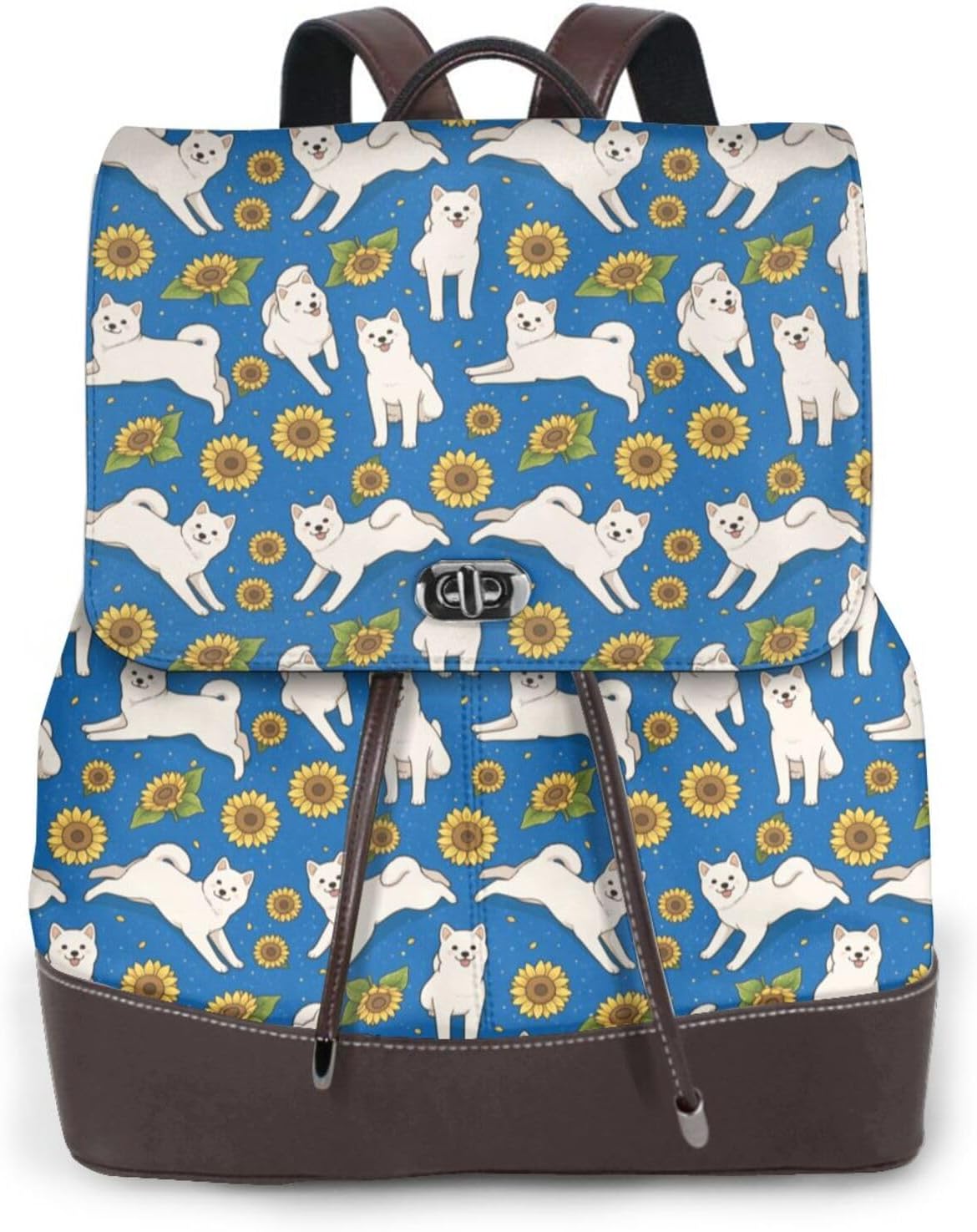 Little dog for Womens Backpack Purse Microfiber PU Anti-theft Large Fashion Designer Travel Bag Ladies Shoulder Bags