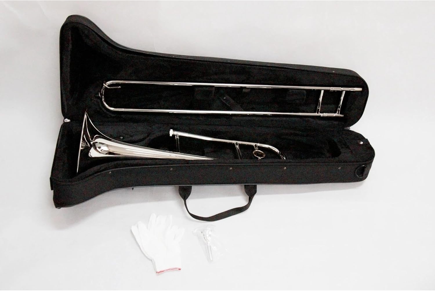 Professionals euphonium Beginner Nickel Tenor Trombone Brass Instrument Nickel Plated Tenor Trombone