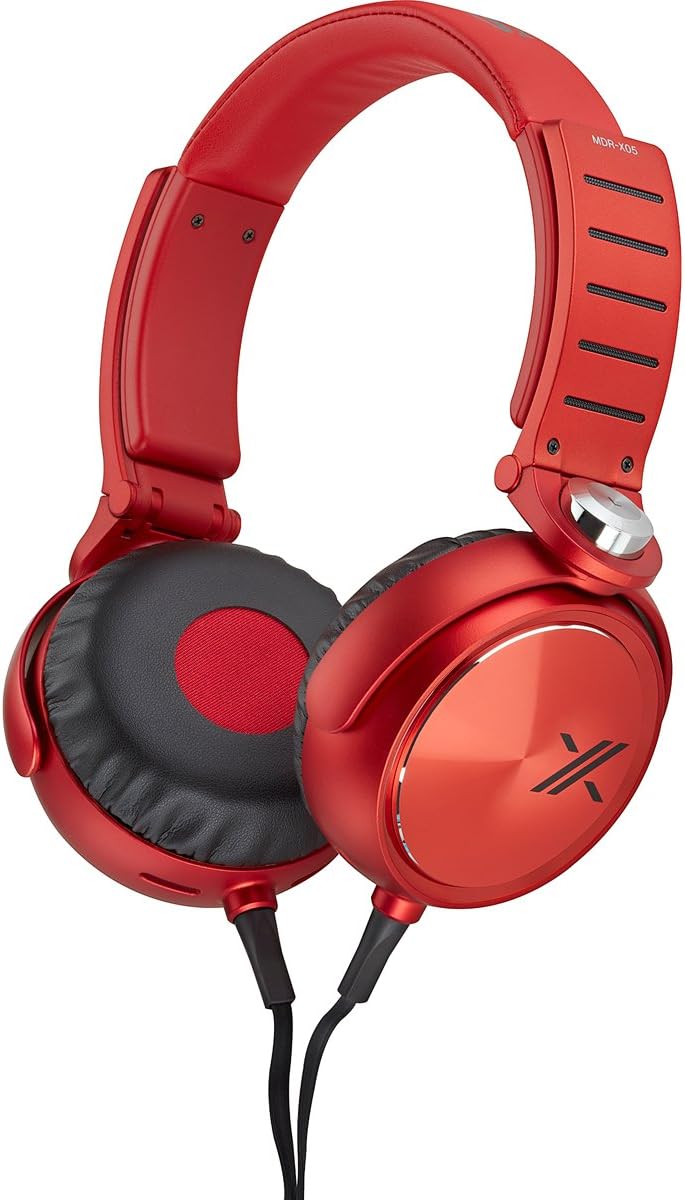 Sony MDRX05/BR Simon Cowell X Headphone (Black/Red)