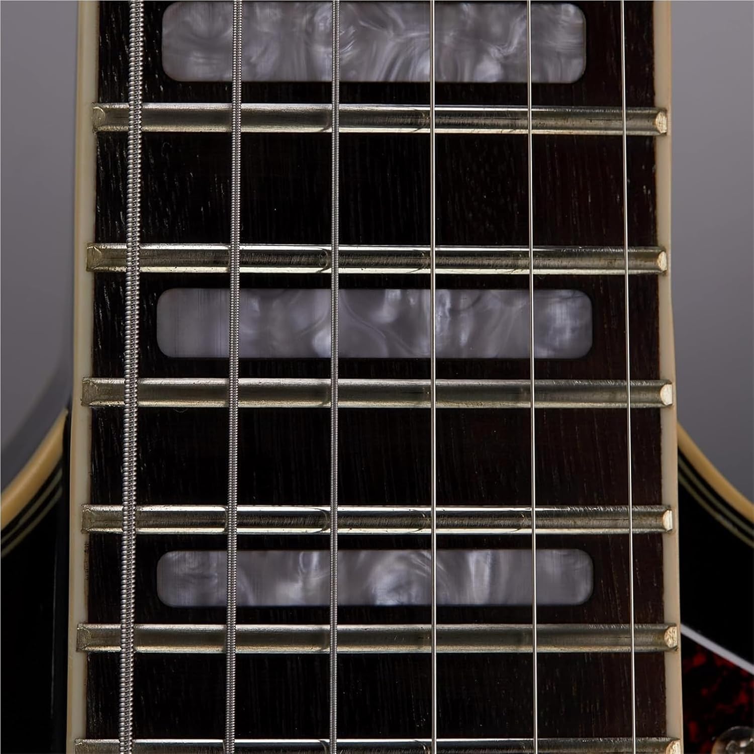 Beginner Electric Guitar Kits Jazz Electric Guitar Semi Hollow Body Trapeze Tailpiece Bridge With Gig Bag(Black 1)