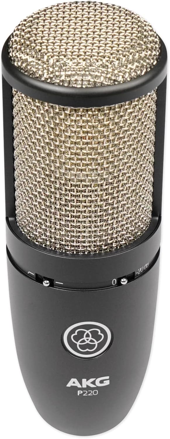 Audiosavings Bundle: (2) P220 Studio Condenser Microphone Recording Mic+Shockmount+Carry Case Bundle with Rockville RockMix 4 Channel Mic/Instrument Pro Recording Mixer+USB Interface/EQ (3 Items)