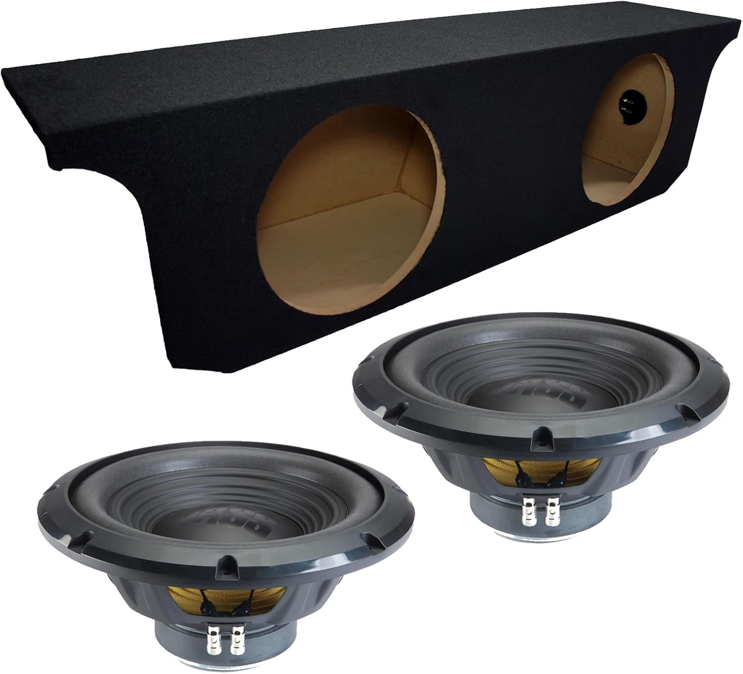 Alpine Compatible with 2007-2018 Jeep Wrangler 4 Door Sealed Dual 12