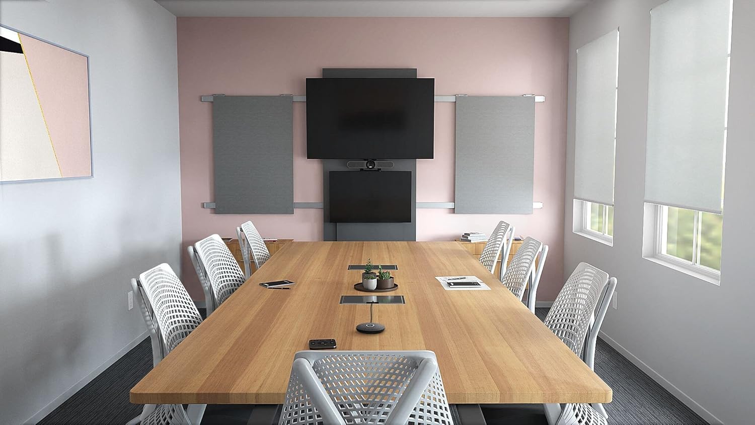 Logitech Expansion Mic for MeetUp, Plug-and-Play, Indicator Lights, Microphone Type Mono, Wideband, Noise Canceling, PC/Mac/Laptop/MacBook/Tablet - Black