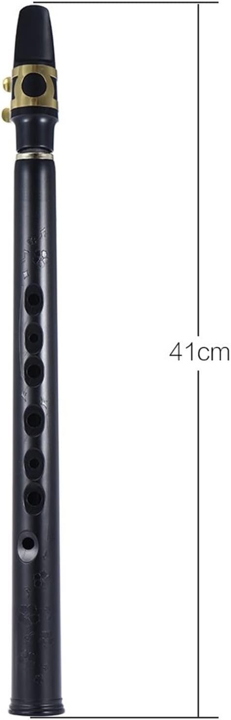 KESHUO Mini Pocket Bb Saxophone Sax ABS with Alto Mouthpieces 10pcs Reed Carrying Bag Woodwind Instrument Brass Sax Beginners Kit