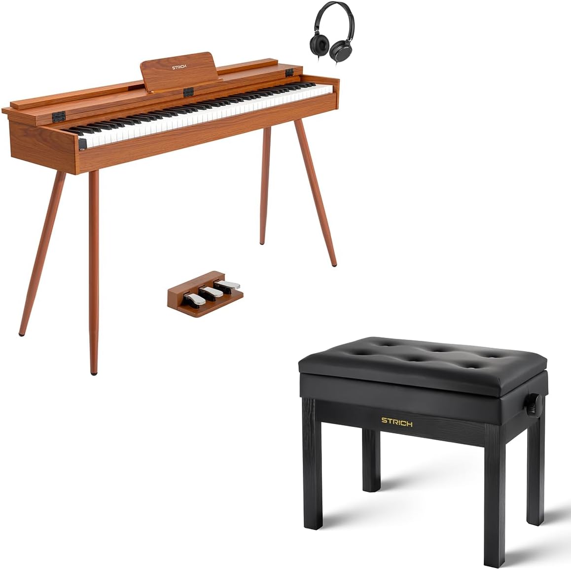 STRICH 88 Key Digital Piano & Piano Bench