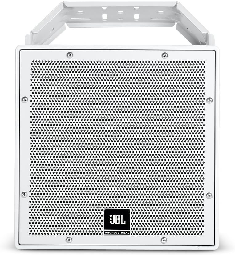 JBL Professional AWC82 All-Weather Compact 2-Way Coaxial Loudspeaker with 8-Inch LF, Light Grey