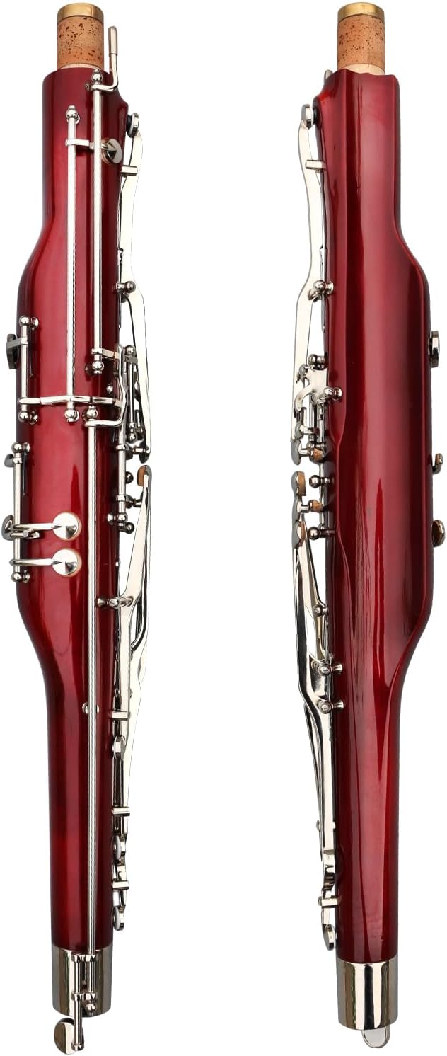 Brilliant sound Bassoon C Key 26 Keys Woodwind Instrument with Case Accessories