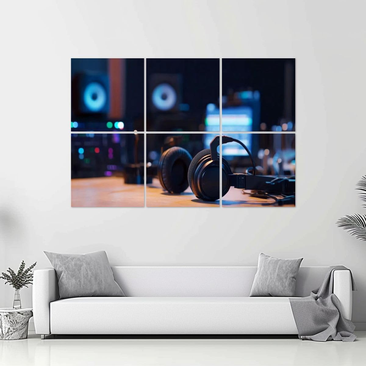 6 Pack Art Acoustic Panels Radio broadcasting station professional equipment Sound Absorbing Panel 48