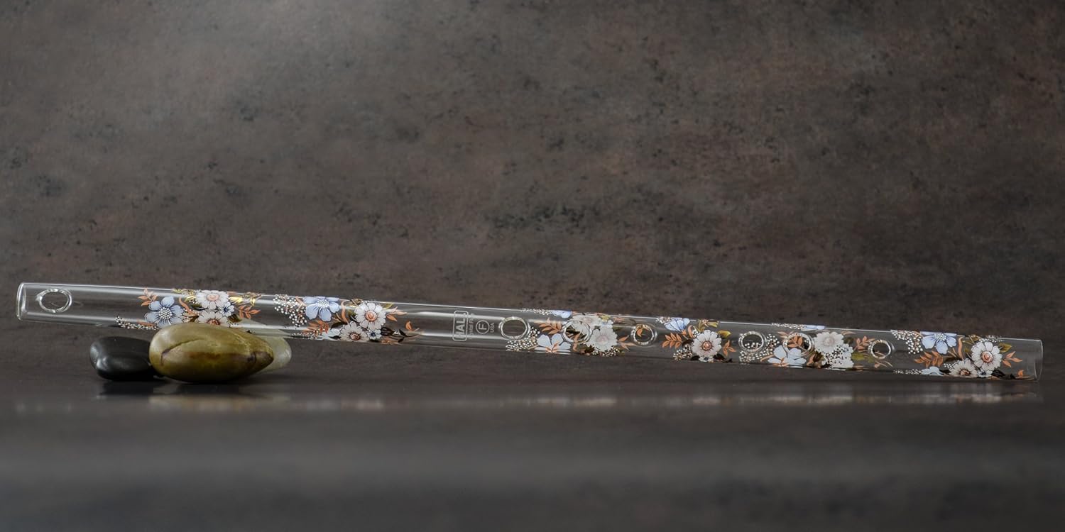 Hall Crystal Flute 11902 - Inline Glass Flute in F - Carolina